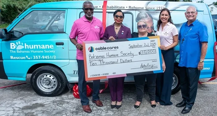 Humane Cable Mrs. Ann Marie Davis Receives a $10,000 Donation by the Cabl