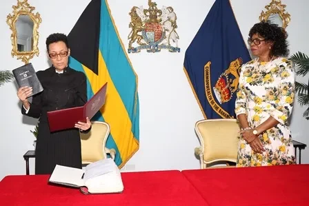 Constance Delancy, sworn in as Acting Justice of the Supreme