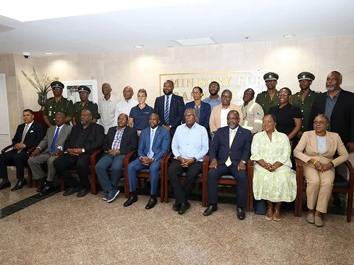 Minister Mitchell meets with GB Shipyard execs and labour stakeholders in Grand Bahama